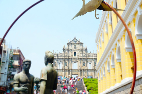 大三巴牌坊旅游景点攻略图