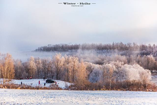 逊克县古纳温雾凇景区