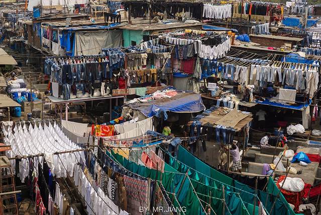 孟买千人洗衣场