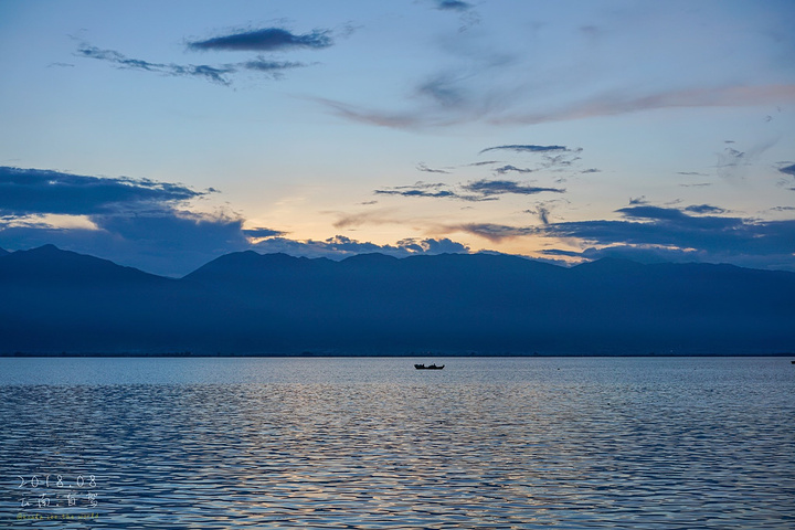 ▲这个位置,感觉是洱海最佳位置。▲挖色,蹭拍