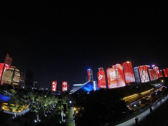 钱江新城灯光秀