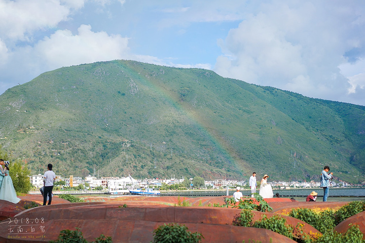 ▲这个位置,感觉是洱海最佳位置。▲挖色,蹭拍