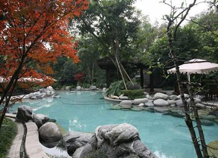 都江堰青城道温泉