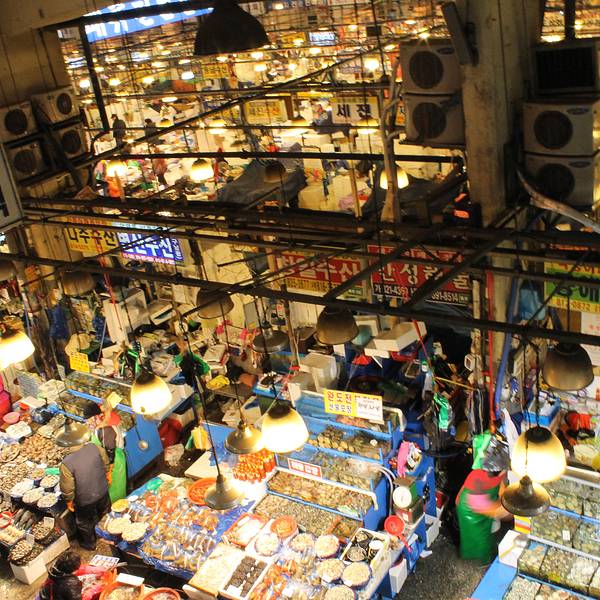 鹭梁津水产市场