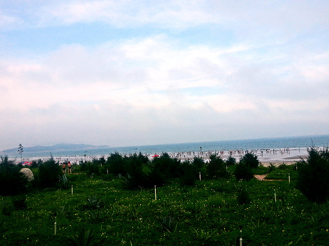 2017但沙滩上娱乐项目很少,几乎没什么人管理