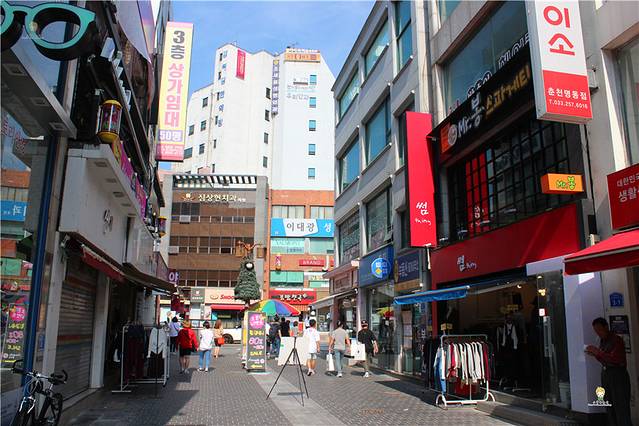 明洞购物街