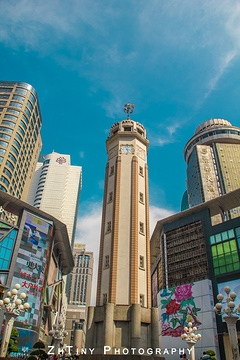 解放碑旅游景点攻略图