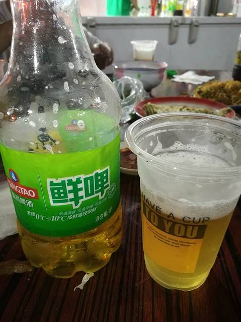 韩城,夜市的啤酒