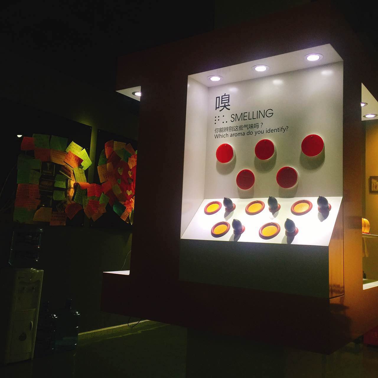 她特意来过这里感受了黑暗中的75分钟黑暗中对话体验馆都黑了还能怎样