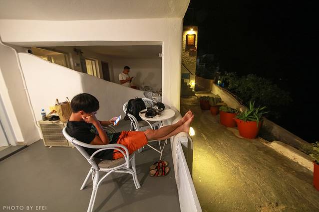 在阳台上看星星聊天,还是蛮舒服的!