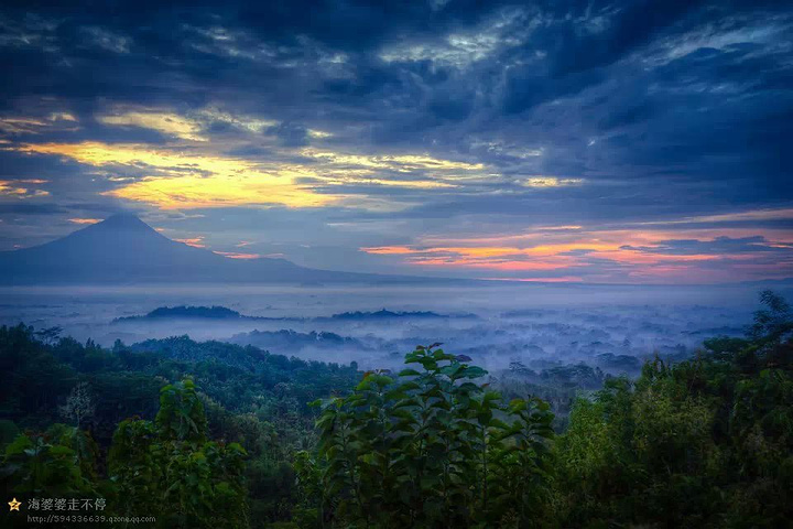 2017婆罗浮屠佛塔与中国的万里长城、埃及的