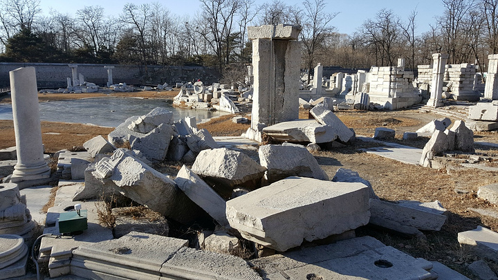 圆明园长春园和万春园组成实话说真的是有些破败除了西洋楼遗址意外