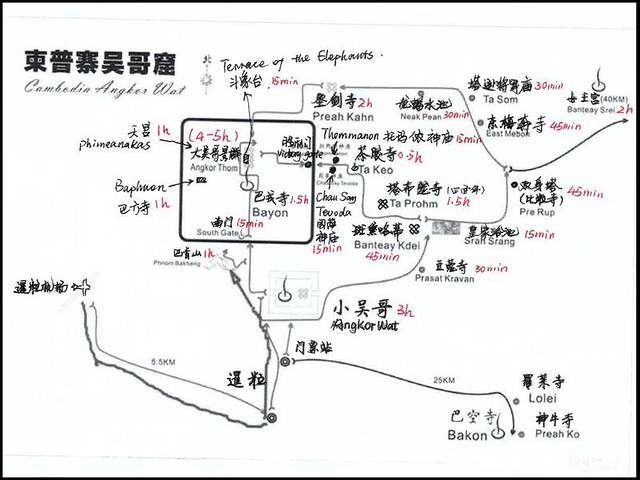 湮没的毗湿奴神殿--吴哥窟