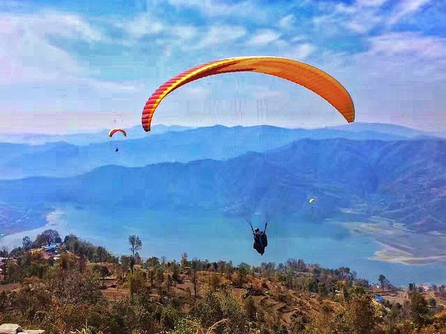 .,淡季去真的好划算,滑翔加摄像,5500卢比,再加