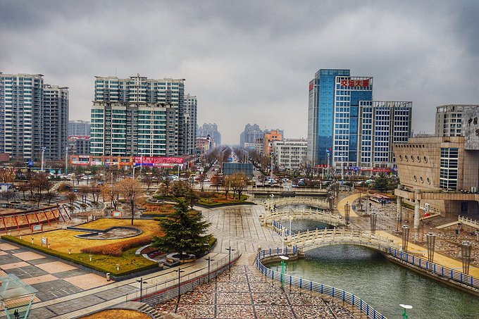聊城水城广场图片