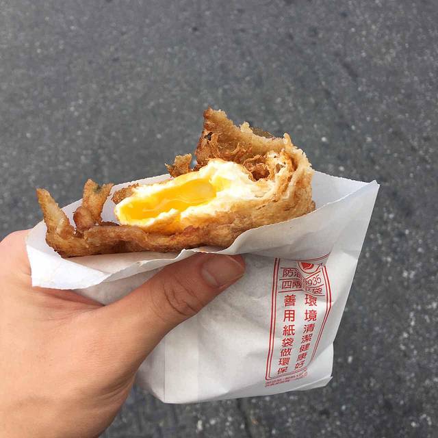 老牌炸蛋葱油饼