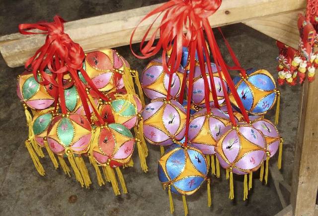 靖西旧州绣球一条街