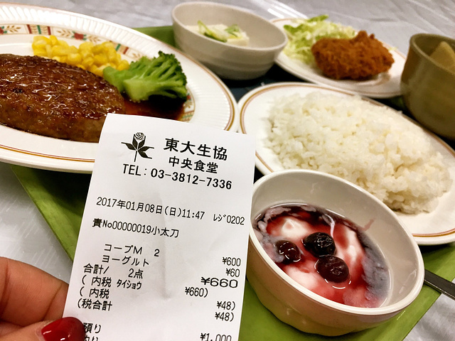 2018第一站:东京大学校园食堂,吃的真心比我天