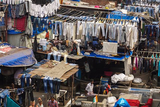 孟买千人洗衣场