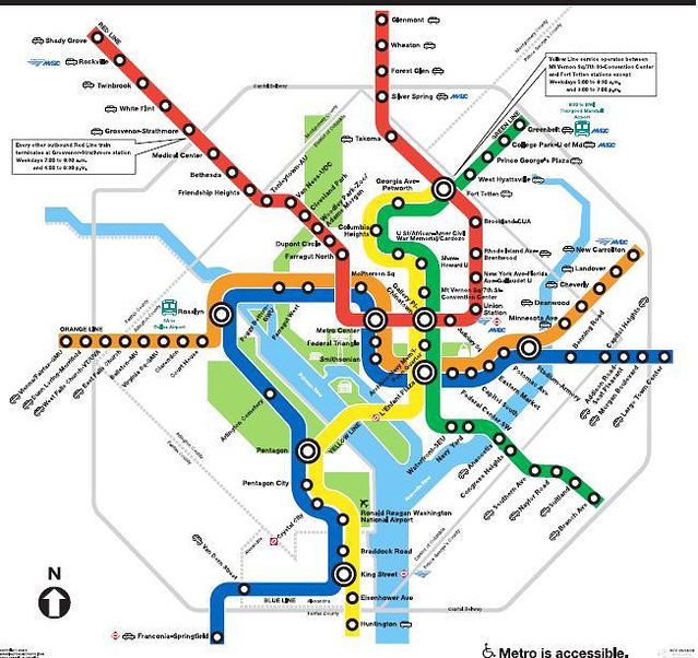 华盛顿的地铁tips