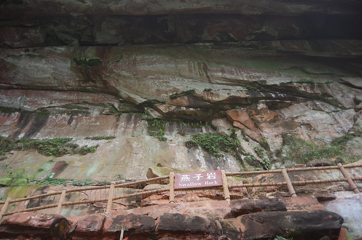 燕子岩要爬很多阶楼梯哦