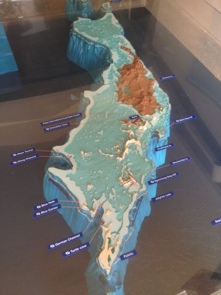 帕劳共和国位于菲律宾以东500英里,面积459平方公里,首府科罗尔市