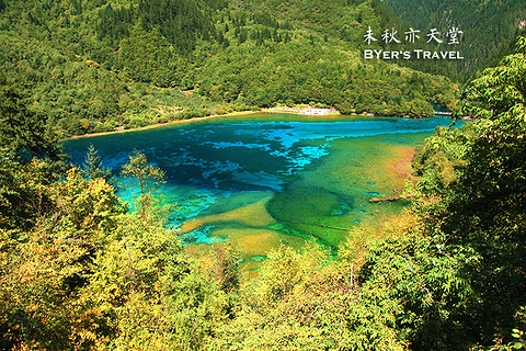 九寨沟-五花海旅游景点攻略图