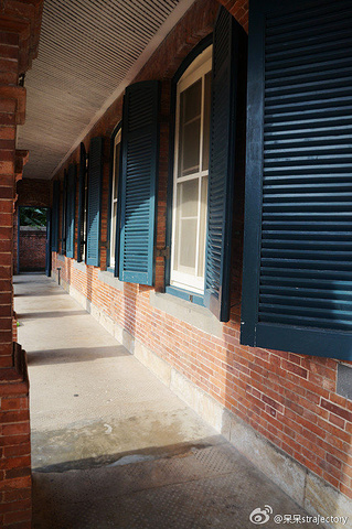 2017红毛城主楼和领事馆之间的地方,有几轮大