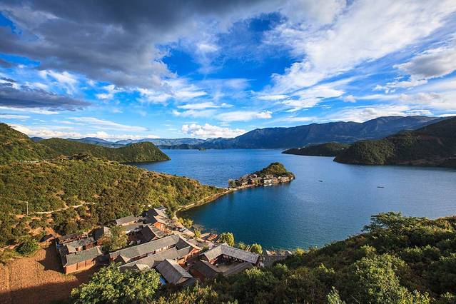 泸沽湖风景区-观景台