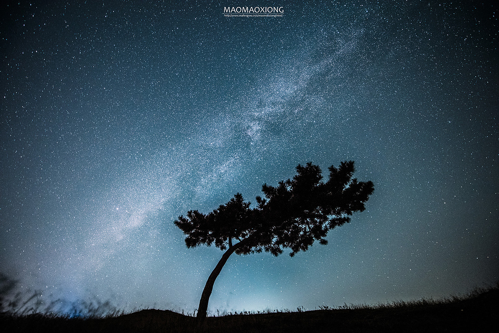 秋天里去练山上看银河