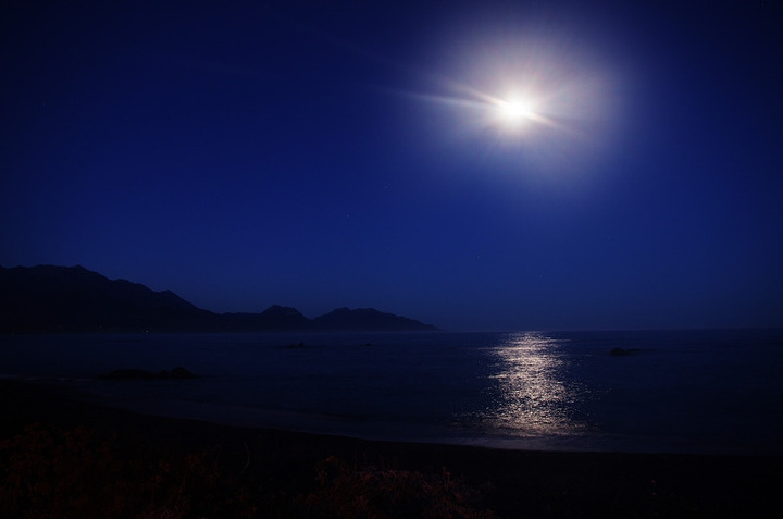 月光海面,月光水面,月光术_大山谷图库
