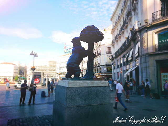 2019Puerta del Sol太阳门广场是马德里市的中