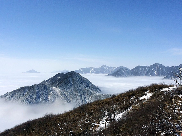 "一路上留下了无数的欢声笑语，好一个银装素裹的世界西岭雪山有连绵起伏的山峰，重重叠叠连接在一起..._西岭雪山"的评论图片