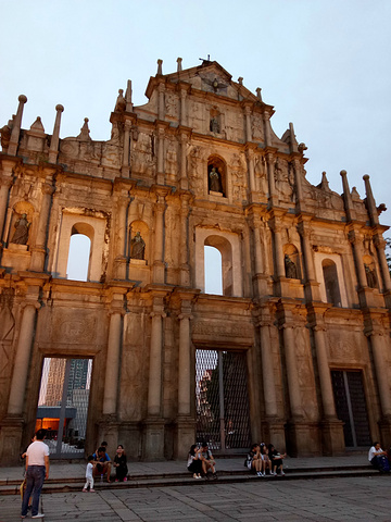 2017.三巴,是澳门的标志性建筑物之一,这里在2