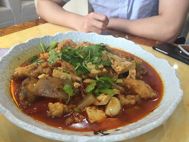 在世博园里吃的山西菜