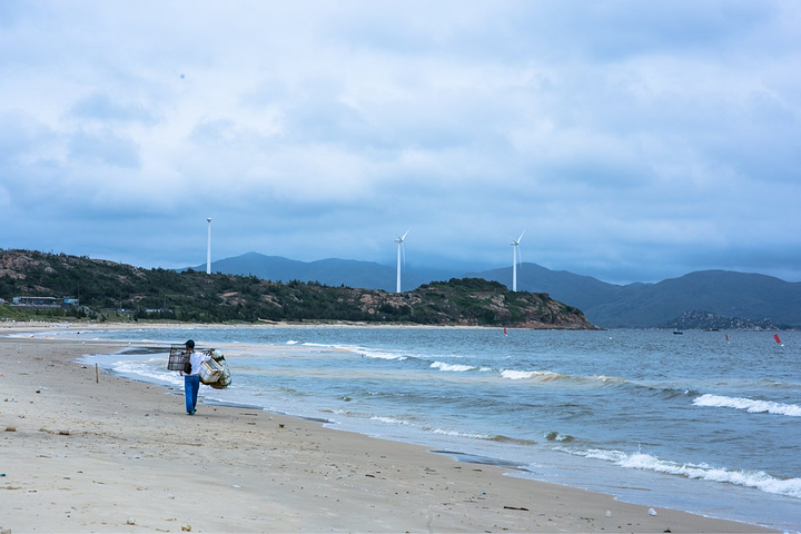 风车岛是免费的海滩景点这里娱乐项目不多但对于摄影爱好者来说还是不