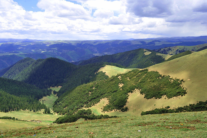 到达剪子弯山因剪子弯隧道已经建成通车没能行驶过原来的剪子弯山口
