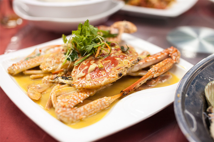 2017我们点的咸蛋黄蟹,螃蟹比大茄来做的好,非