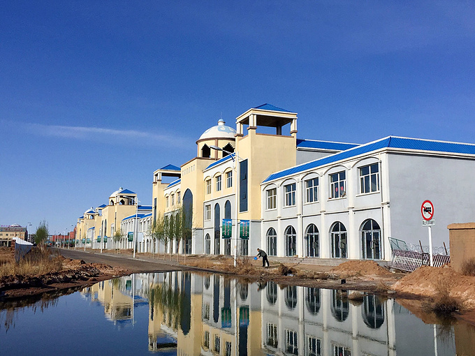 巴彦淖尔-甘其毛都口岸遇见西北边境的盛大落日-巴彦淖尔旅游攻略