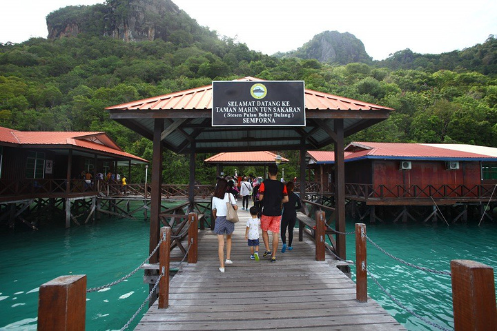 7这里就是珍珠岛,珍珠岛是敦沙卡兰海洋公园唯