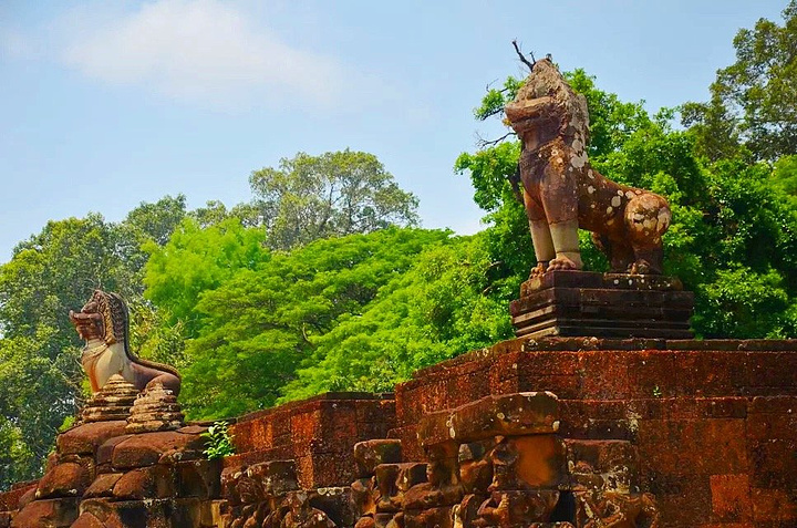 癞王平台(leper king terrace),当时的皇家火葬场所在地,因平台顶端