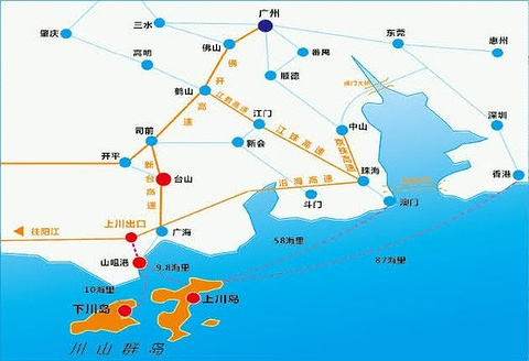 下川岛王府洲旅游度假区旅游景点攻略图