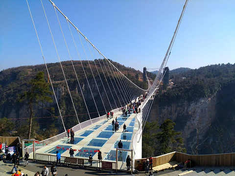 张家界大峡谷景区(玻璃桥)旅游景点攻略图