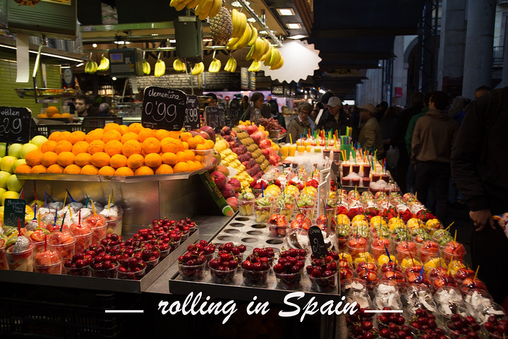 食品摆放的十分整齐