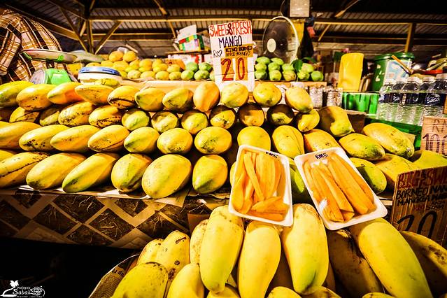 亚庇中央菜市场夜市