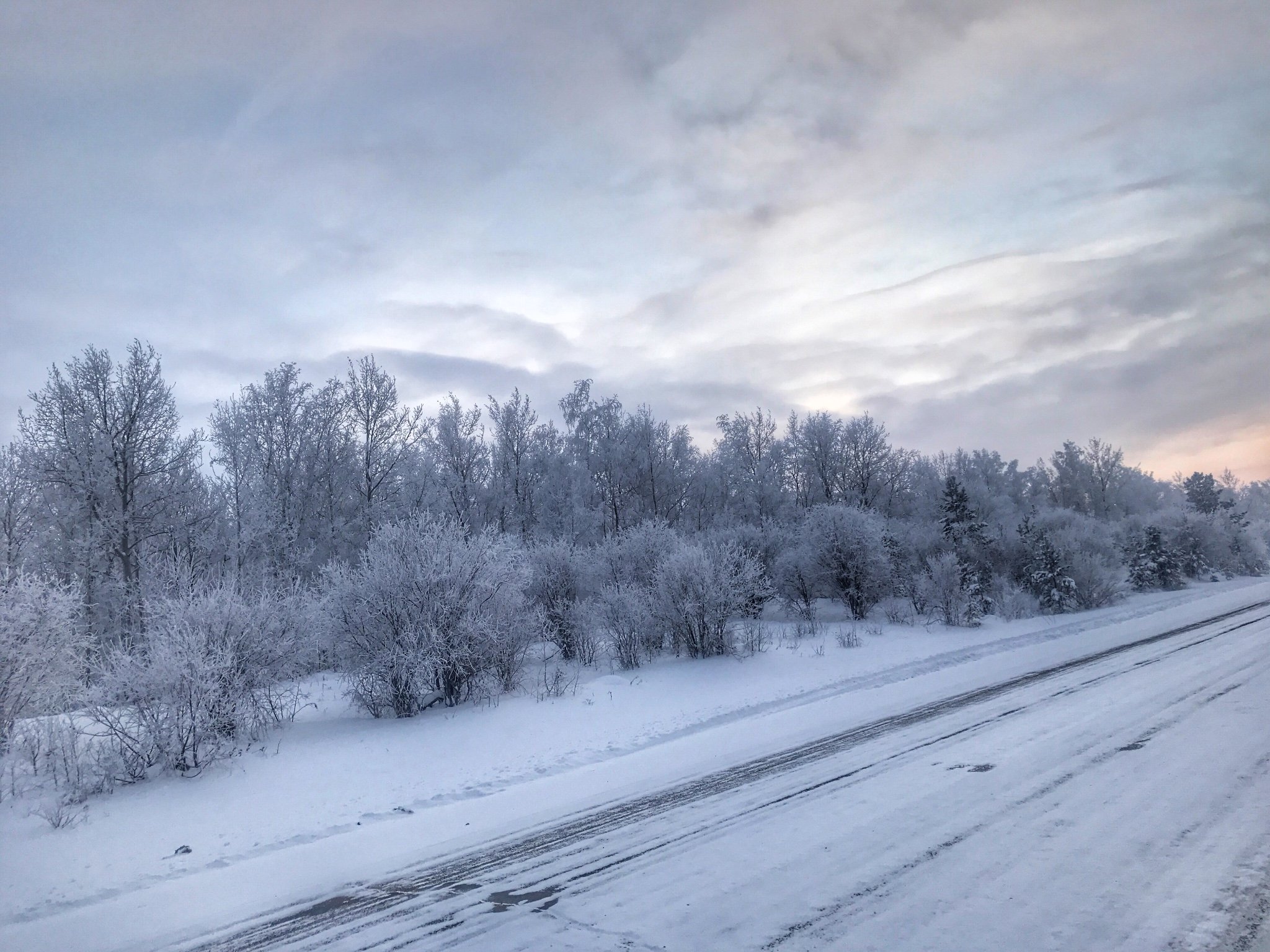 第一次感受到到真正的冰天雪地在利斯特维扬卡的尽头