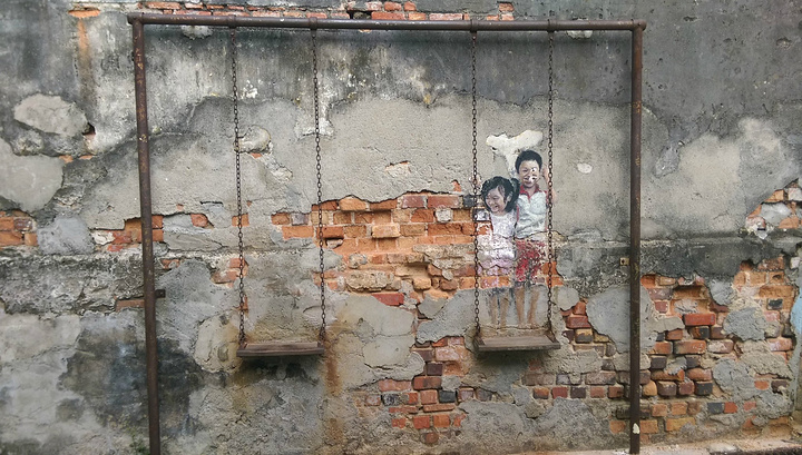 21李小龙绝对不会如此对待猫 2 拍壁画要注意安全 猫 全部都是猫 作品太多 不能尽录 精选几幅吧 乔治城艺术街 评论 去哪儿攻略