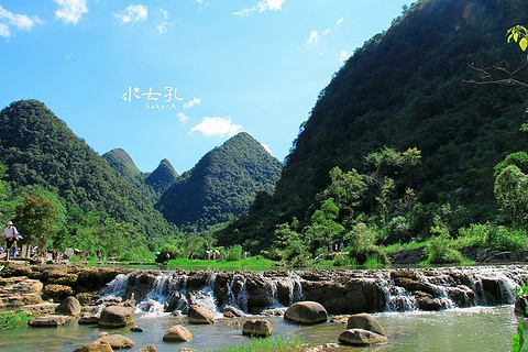 荔波小七孔景区旅游景点攻略图