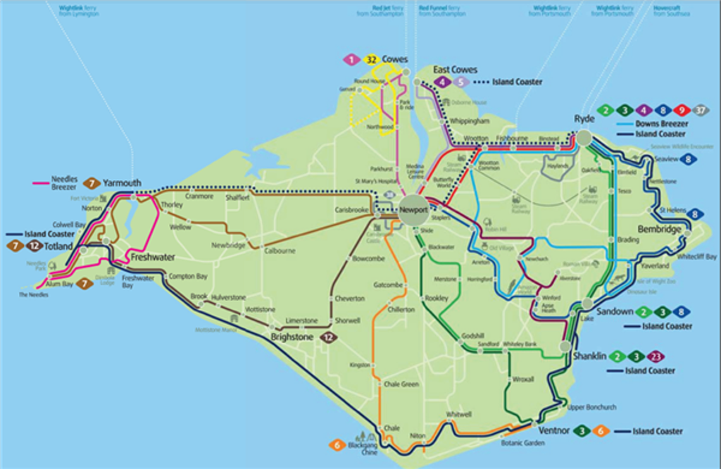 2018怀特岛当地交通,怀特岛交通方式,怀特岛公交/地铁/出租车信息