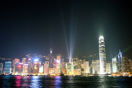 《幻彩咏香江》灯光表演